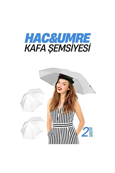 ModaCar Hac Umre Kafa Şemsiyesi Güneş Koruma Şemsiyesi 2 adet