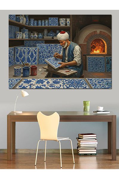 Tablomega Artist care face plăci de pânză decorativă - MDF Lemn