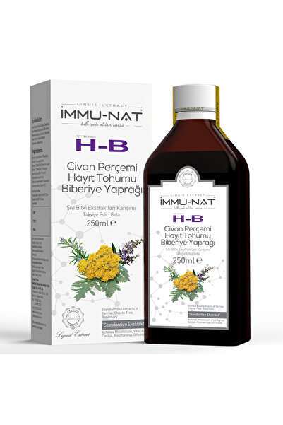 İmmu-Nat Xp Tonis H-b Civan Perçemi Hayıt Tohumu Bibariye Yaprağı Sıvı Ekstraktı 250 ml