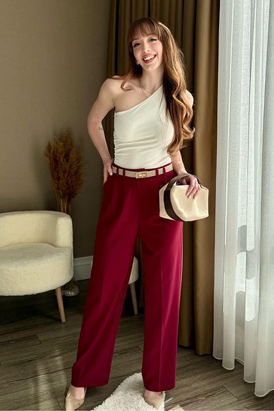Dilay Gökoğlu Butik Buttoned Palazzo Trousers