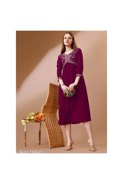 Hint Modam Hint Nakışlı Elbise