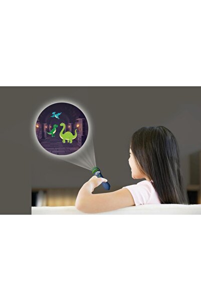 LEXIBOOK Flashlight With Projector, Dinosaur,