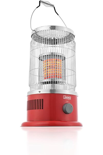 JANO Electric Heater 2000W Round Metal with Adjustable Heat Settings and Power Indicator from Jano, Suita