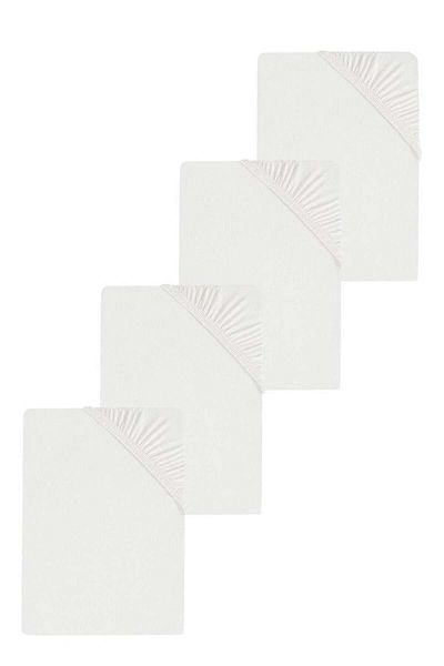 COTENCONCEPT 4 ملاءة مفردة من القطن العادي مقاس 80 × 200 × 30 سم