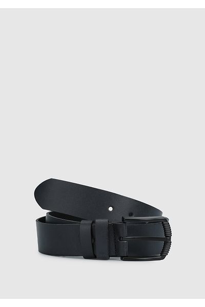 Provoq Provoq 011 Men's Black Leather Belt
