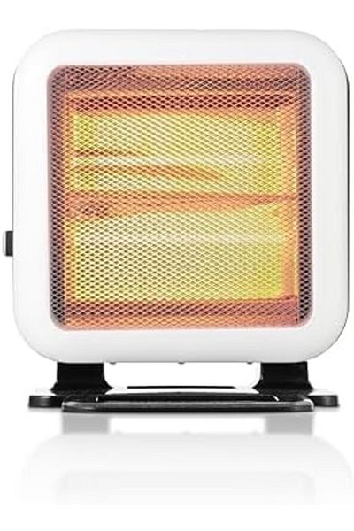 ALSAIF Electric Heater By Al Saif, 2000w, Front And Back Heating, Black And White, E07002