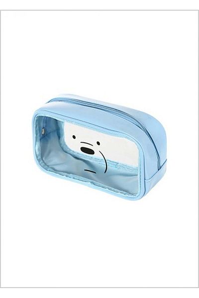 Miniso Makeup Bag - Three Bears Series - Blue