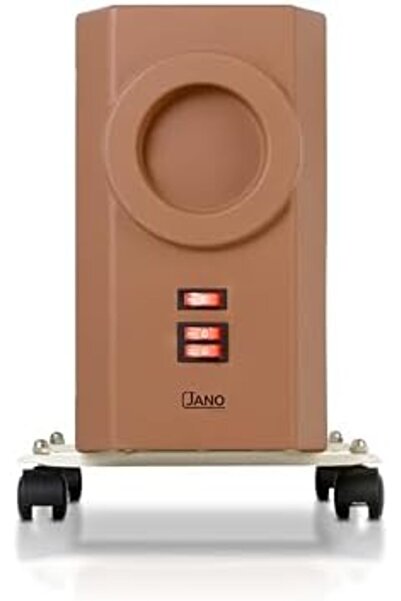 JANO 1500w Electric Heater With Wheels , Brown Jn070001 2 Years Warranty