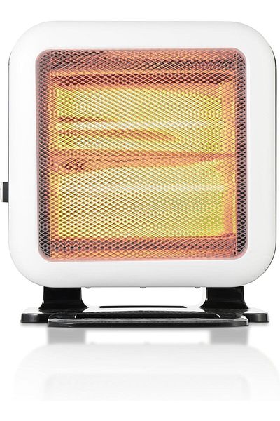 ALSAIF Electric Heater By Al Saif, 2000w, Front And Back Heating, Black And White, E07002