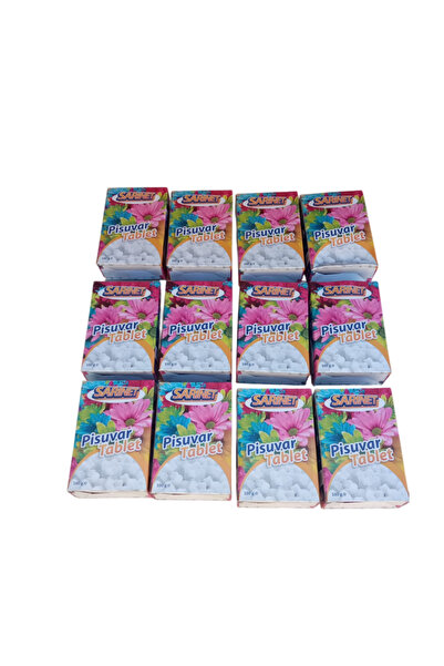 Ermiya 12*100 Gr -12 Paket Power Aktiv Katı Klozet Blok 12'li Paket Pisuvar İ...