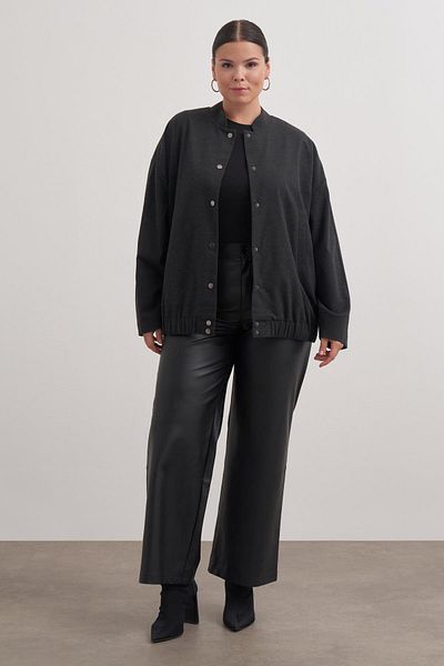 MYLİNE Lined Pocket Detailed Bomber Jacket