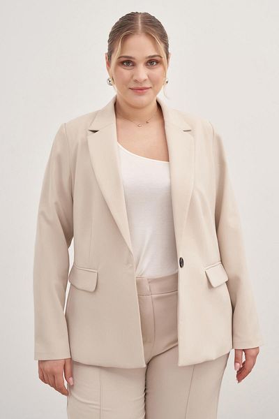 MYLİNE Single Button Lined Blazer