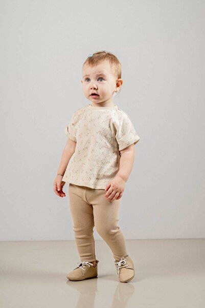 bombe Baby Kids Natural Cotton 2-Piece Set First I Trend Fashion Bottom Top Set