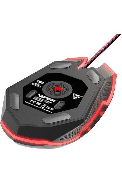 Patriot Viper V530 Gaming Mouse, 4000 DPI, Black