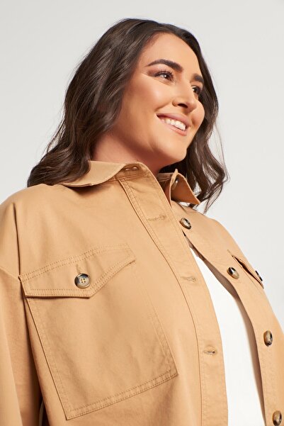 MYLİNE Υπερμεγέθη λεπτό μπουφάν