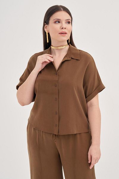 MYLİNE Short Sleeve Oversize Shirt