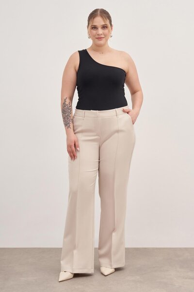 MYLİNE Düz Kesim Klasik Pantolon