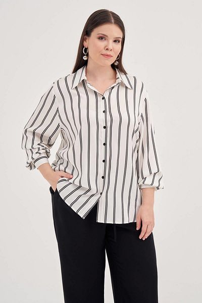 MYLİNE Striped Long Sleeve Shirt