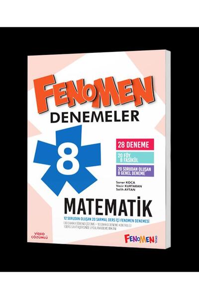 Fenomen Yayıncılık 8. SINIF MATEMATİK 28 BRANŞ DENEME 2025