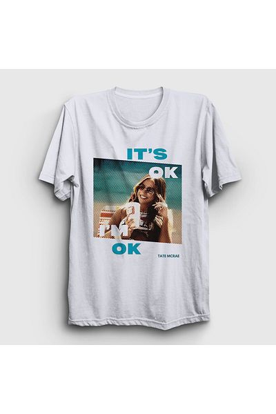 Presmono Unisex Λευκό T-Shirt Tate Mcrae 532553 ττ