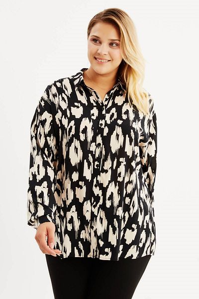 MYLİNE Patterned Long Sleeve Shirt