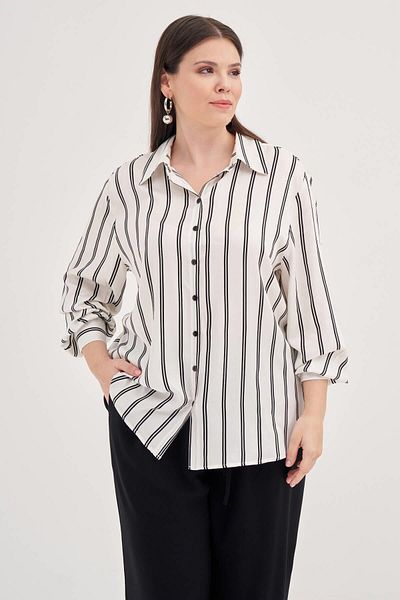 MYLİNE Striped Long Sleeve Shirt