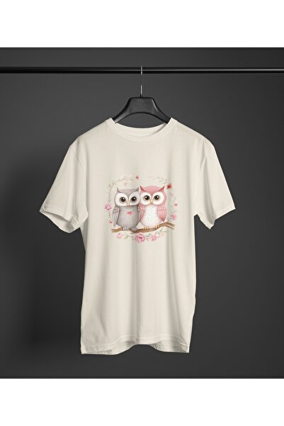 Butik Μπλουζάκι με κοντό μανίκι με στάμπα με κουκουβάγιες για αγόρια και κορίτσια