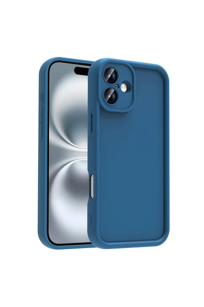 Rivor Apple iPhone 16 Plus Kılıf Kamera Korumalı Yumuşak İnce Hafif Zarif Tas...