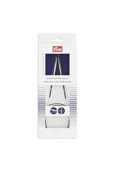 Prym Ergonomik Gözyaşı Damlası Uç Şekilli Misinalı Şiş 60 Cm 4.5 Mm