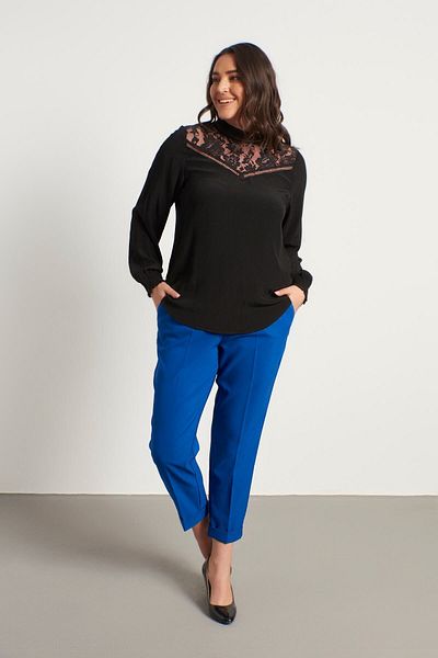 MYLİNE Slim Fit Classic Trousers with Pocket Detail