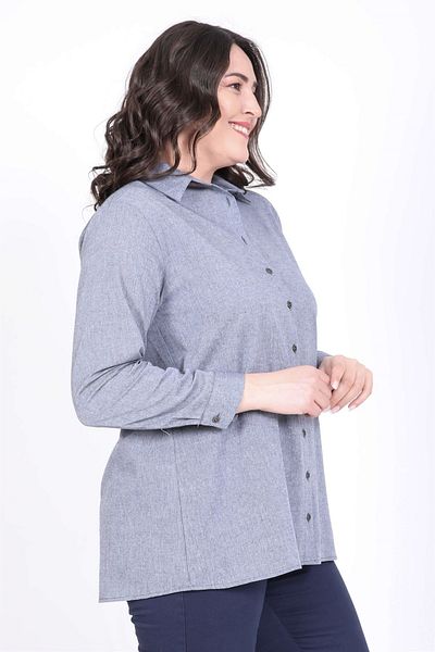 MYLİNE Cămașă cu aspect denim