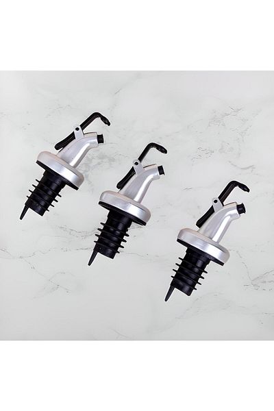 Impress Set of 3 Leak Proof Oil Pots - Sippy Stopper, Stopper and Cap Bottle Tip