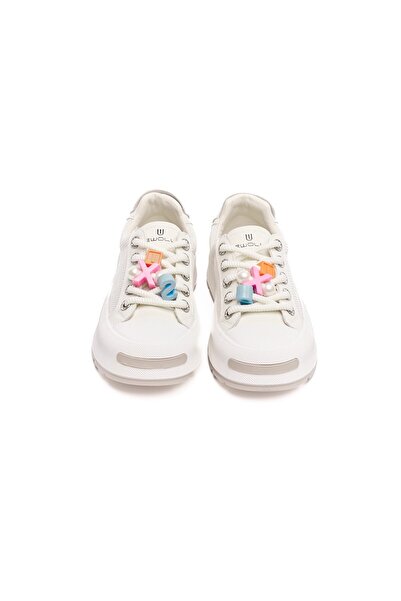 derinet Bağcıklı Fileli Günlük Kadın Sneaker