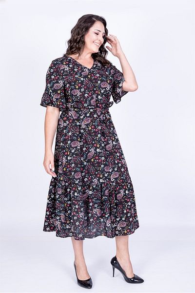 MYLİNE Rochie cu jumătate de mânecă cu volane