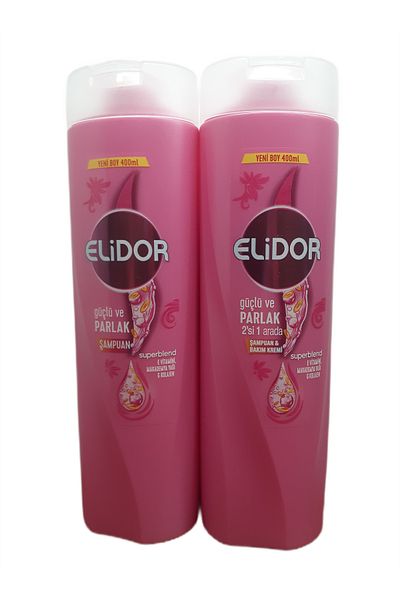 Elidor 400 Ml X 2 Pcs Strong and Shiny Shampoo