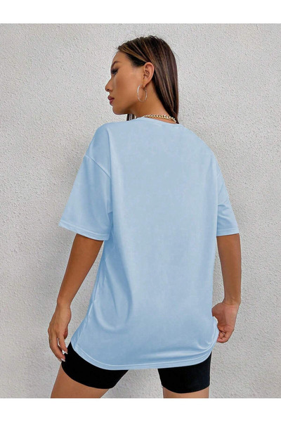 EFFRENATU Μπλουζάκι για κορίτσια με κοντό μανίκι με επιστασιακό λαιμό Infinite Light