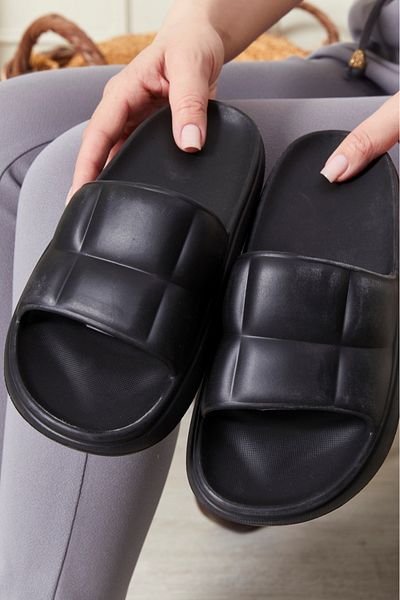 pasyone Papuci negri unisex pentru confort zilnic
