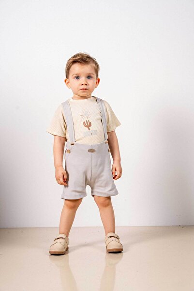 bombe Baby Kids Natural Cotton 2-Piece Set First I Trend Fashion Bottom Top Set