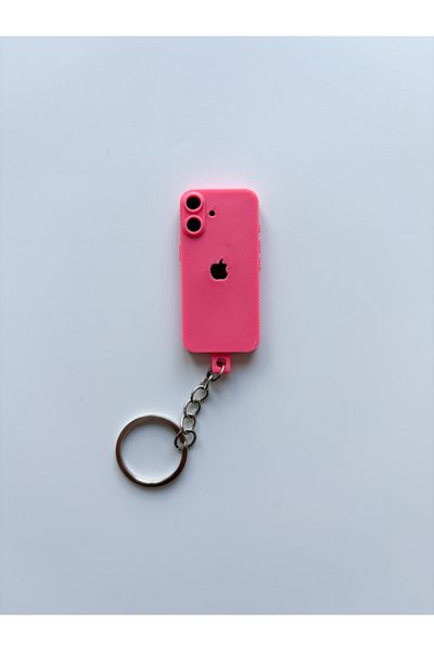 sin istanbul Mini iPhone Silver Chain Keychain
