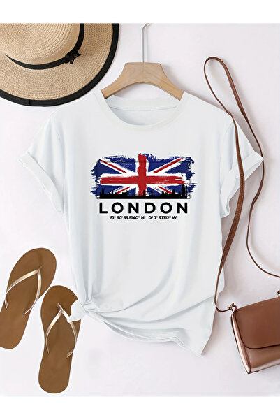 l'eivor London Koordinata Štampano Belke Žene Pamuk T-shirt
