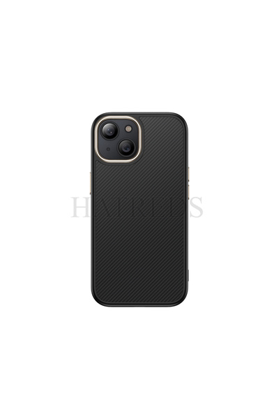 Hatreds Apple iPhone 15 Plus Kılıf Magsafe Şarj Özellikli Karbon Fiber Görünü...