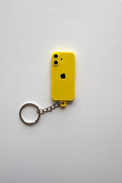 sin istanbul Mini iPhone Silver Chain Keychain
