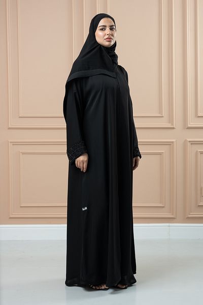 LAVİNİA Lavinia women Abaya Handmade Lavinia Elegant black colour