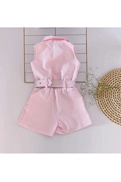 ipekkids Girl's Clothing Jumpsuit Belt Bandana Combination Bag Not Included