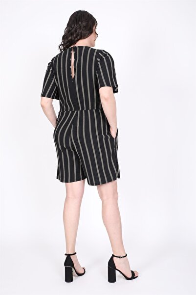 MYLİNE Ön Çapraz Detaylı Kısa Tulum