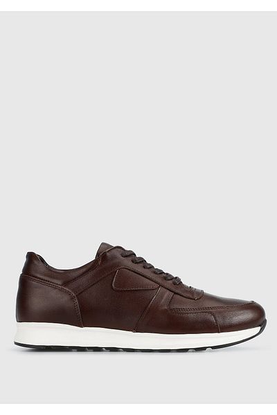 Provoq Ανδρικό Sneaker - Καφέ Δερμάτινο
