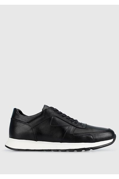 Provoq Ανδρικό Sneaker - Μαύρο Δερμάτινο