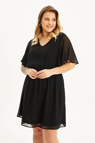 MYLİNE Φόρεμα σιφόν με επένδυση