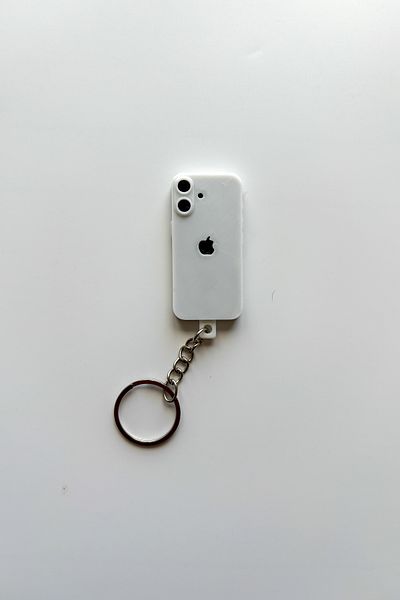 sin istanbul Mini iPhone Silver Chain Keychain