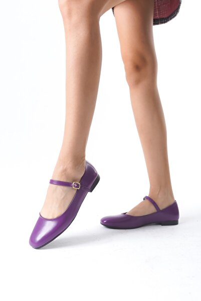 PAYZİN '' Nükhet'' Ballerina Round Toe Closed Helmet Flat Sole Orthopedic New Season